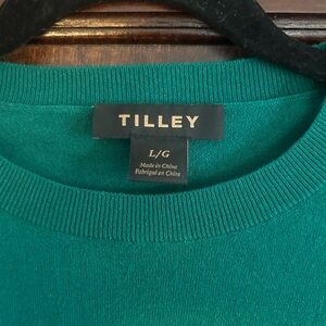 Tilley stretch merino wool crewneck sweater